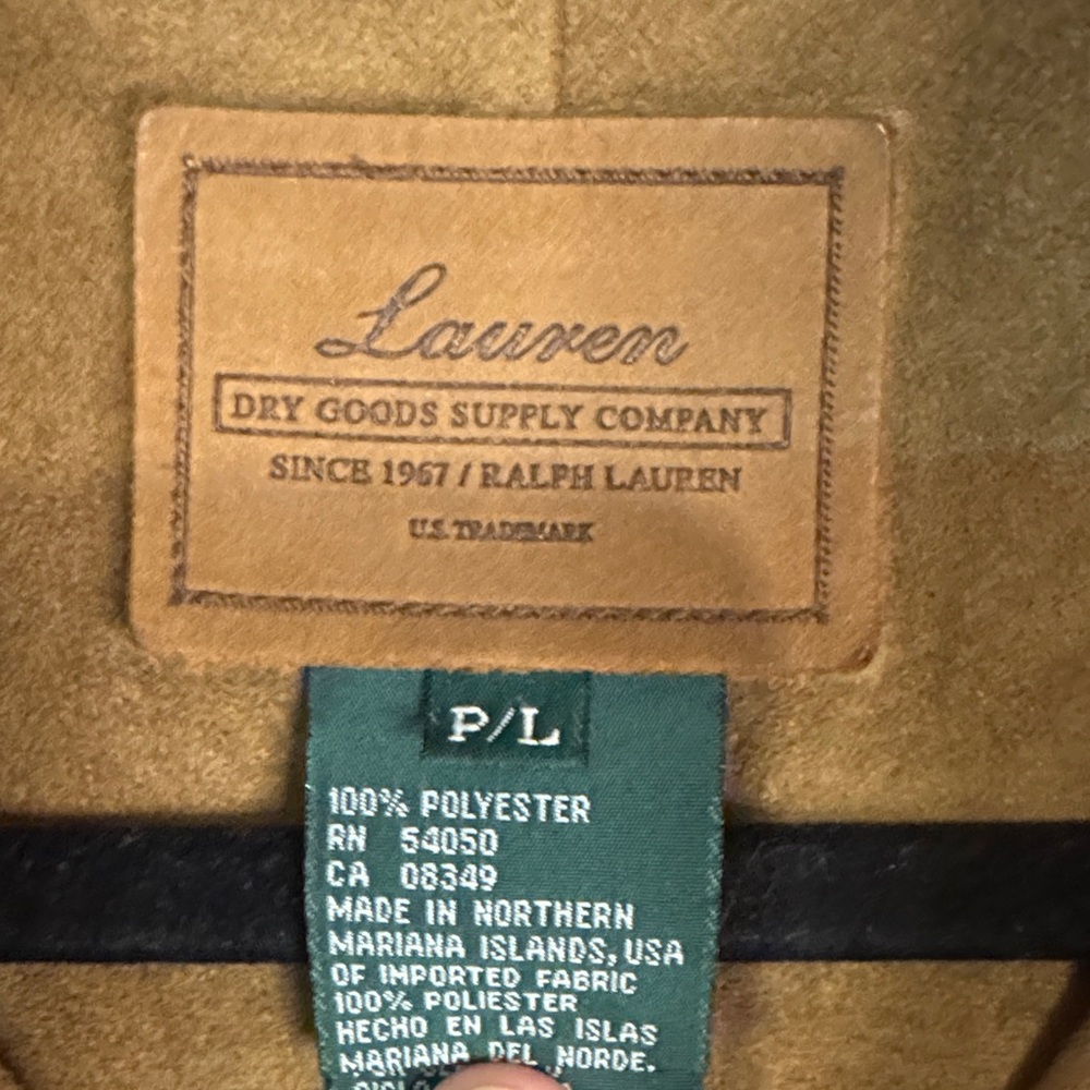 Lauren Ralph Lauren Brown Suede Zip-Front Vest - Picture 2 of 7